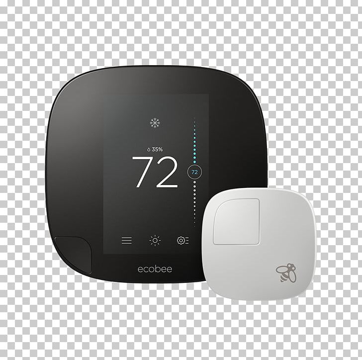 Thermostat Sensor Ecobee Ecobee3 Remote Sensing PNG, Clipart, Ecobee, Ecobee Ecobee3, Electronic Device, Electronics, Home Automation Kits Free PNG Download