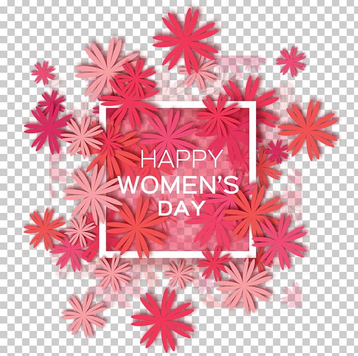 International Womens Day March 8 PNG, Clipart, Block, Border, Border Texture, Encapsulated Postscript, Flower Free PNG Download