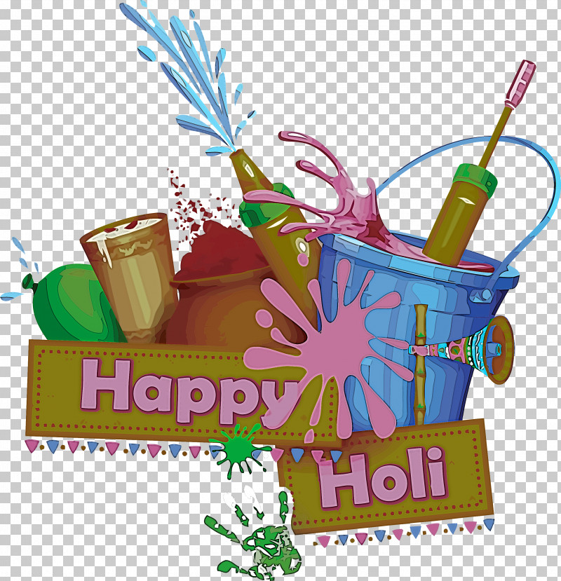 Happy Holi Holi Colorful PNG, Clipart, Bucket, Colorful, Drinking Straw, Festival, Happy Holi Free PNG Download
