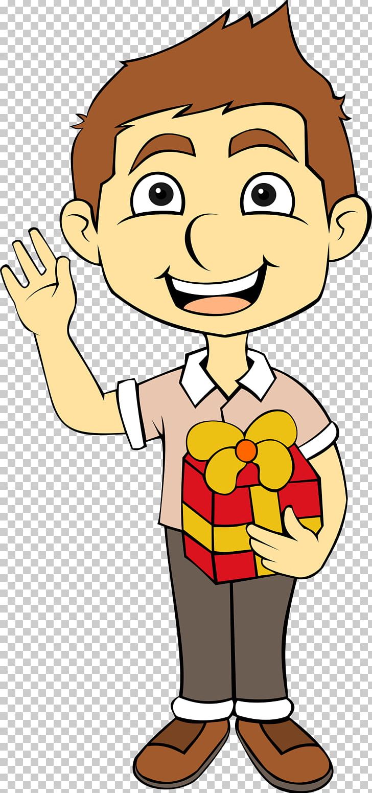 Gift Smiley PNG, Clipart, Area, Arm, Artwork, Boy, Cartoon Free PNG Download