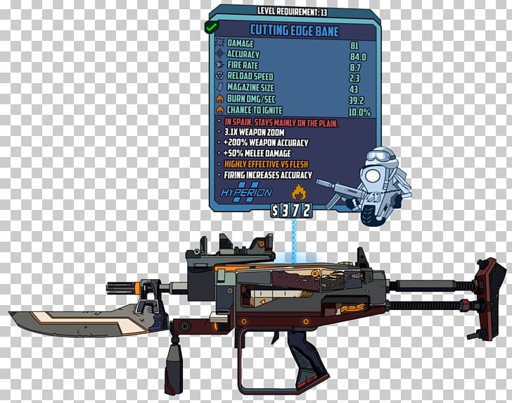 Borderlands 2 Weapon Gun Firearm PNG, Clipart, Art, Borderlands, Borderlands 2, Concept Art, Deviantart Free PNG Download