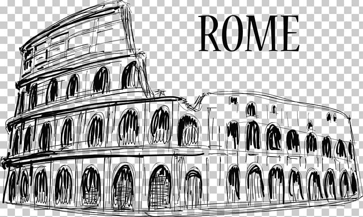 Colosseum EUR PNG, Clipart, Arch, Black And White, Brand, Colosseum, Computer Icons Free PNG Download
