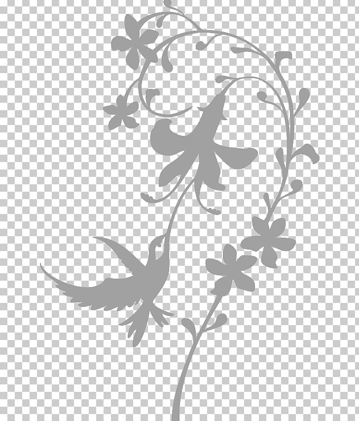 Hummingbird Wall Decal Sticker PNG, Clipart, Bird, Black And White, Branch, Butterfly, Decal Free PNG Download