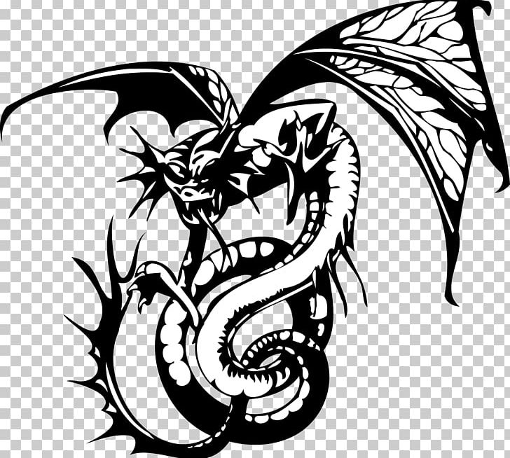 Dragon PNG, Clipart, Black And White, Chi, Digital Image, Dragon, Encapsulated Postscript Free PNG Download