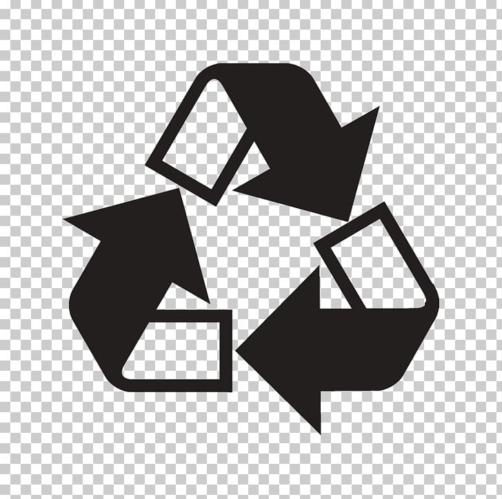 Recycling Symbol Reuse Paper PNG, Clipart, Angle, Area, Black, Black And White, Brand Free PNG Download