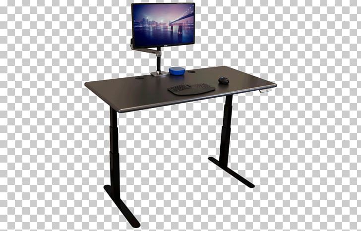 Standing Desk Sit-stand Desk Computer Desk PNG, Clipart, Angle, Chair, Computer, Computer Desk, Computer Monitor Accessory Free PNG Download