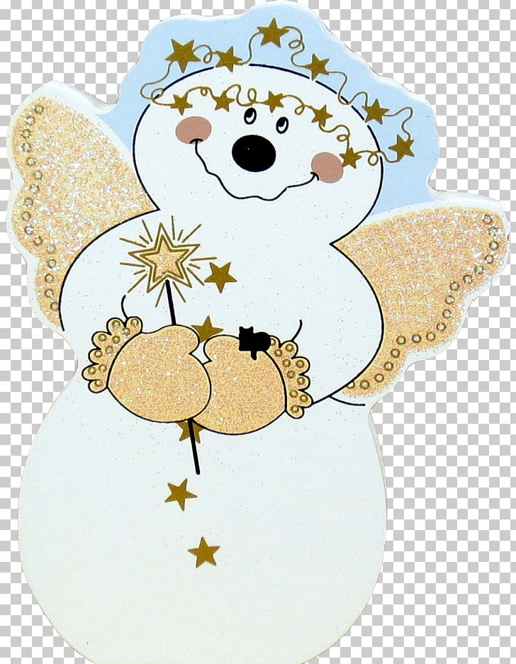 Snowman Snow Angel Christmas Ornament PNG, Clipart, Angel, Bear, Carnivoran, Character, Christmas Free PNG Download
