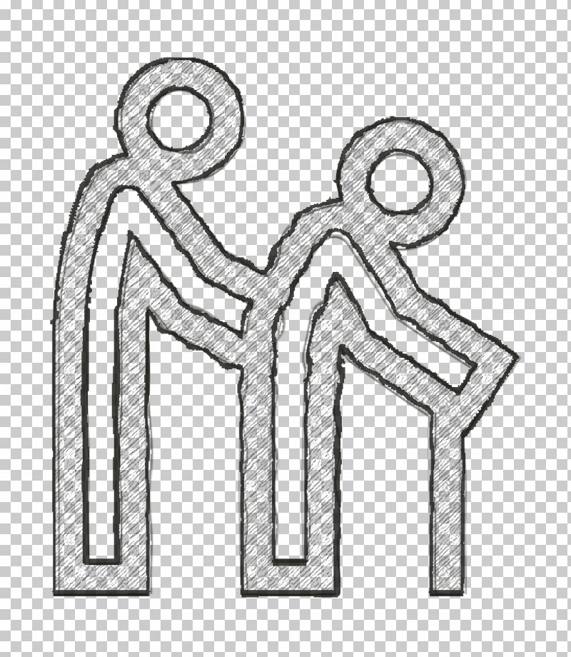 Old Icon Handicap Icon Disabled People Assitance Icon PNG, Clipart, Chemical Symbol, Handicap Icon, Human, Joint, Line Art Free PNG Download