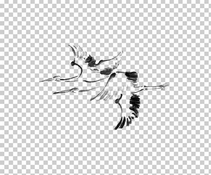 Japanese Painting Ink Wash Painting Drawing PNG, Clipart, Art, Bird, Black, China, Chinese Painting Free PNG Download