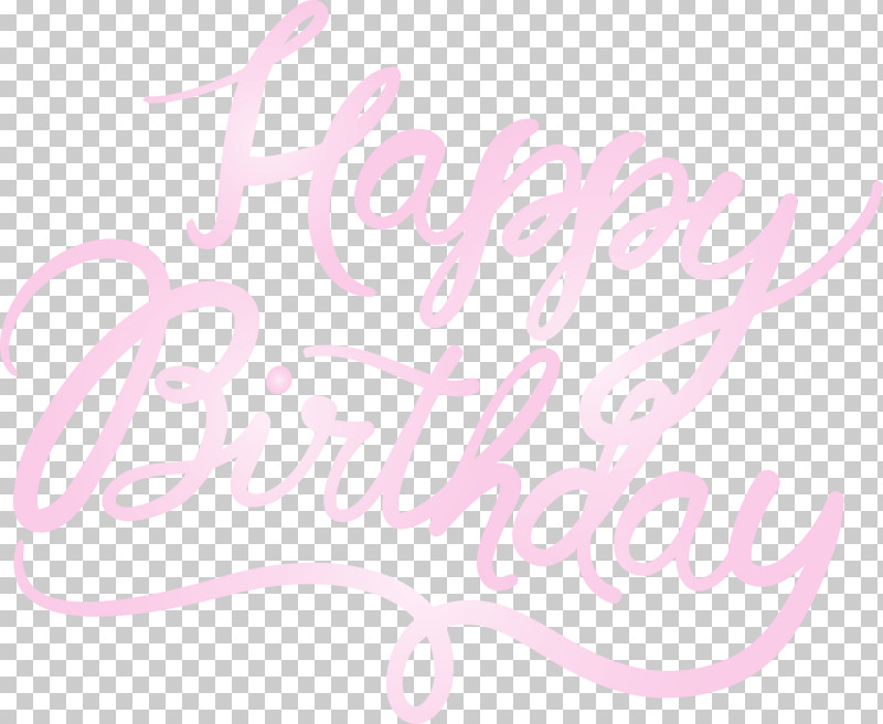 Pink Text Font Magenta Sticker PNG, Clipart, Birthday Calligraphy, Happy Birthday Calligraphy, Magenta, Paint, Pink Free PNG Download