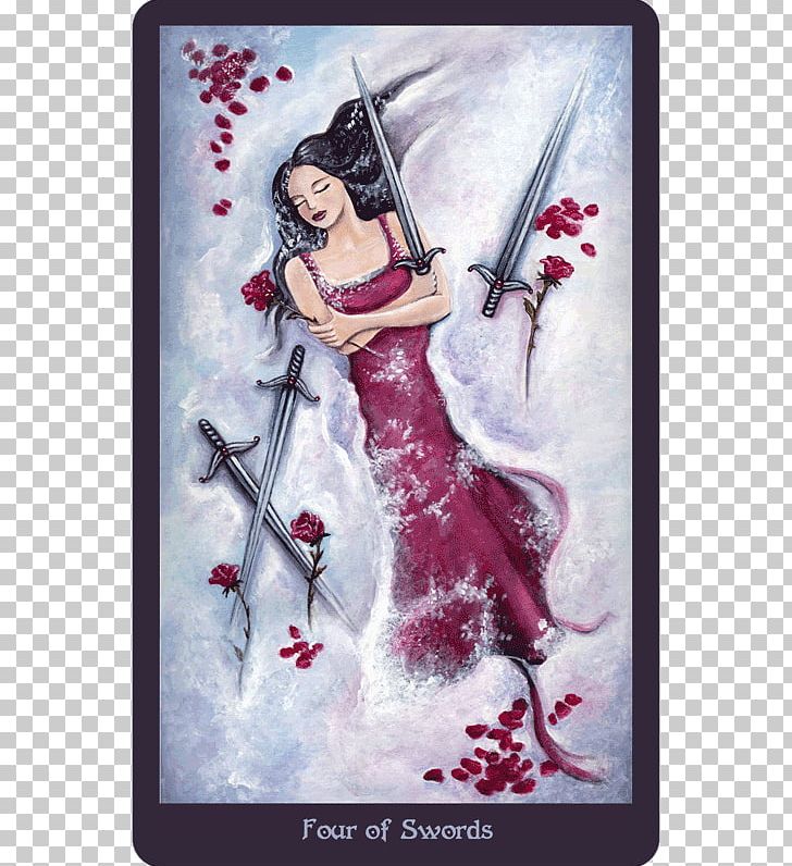 Crystal Visions Tarot Suit Of Swords Playing Card Four Of Swords PNG, Clipart, Art, E Waite, Four Of Swords, Love, Others Free PNG Download