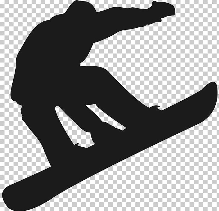 Snowboarding Sport Skiing PNG, Clipart, Area, Black, Black And White, Extreme Sport, Hand Free PNG Download