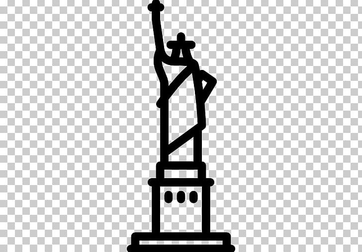 Statue Of Liberty Monument Computer Icons PNG, Clipart, Black And White, Computer Icons, Encapsulated Postscript, Hotel, Landmark Free PNG Download