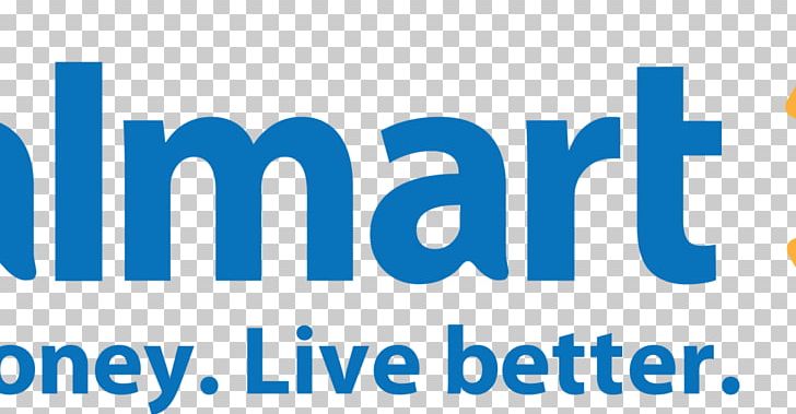 Walmart Logo Retail Brand Slogan PNG, Clipart, Area, Blue, Brand, Communication, Customer Service Free PNG Download
