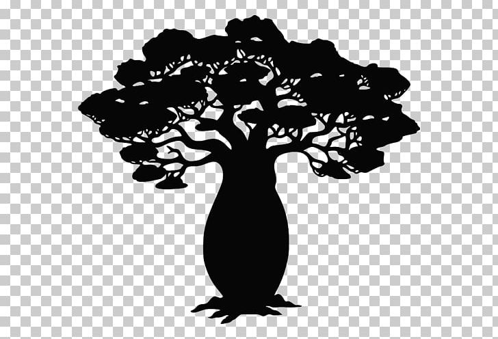 African Trees Silhouette PNG, Clipart, Africa, African, African Trees, Baobab, Black And White Free PNG Download