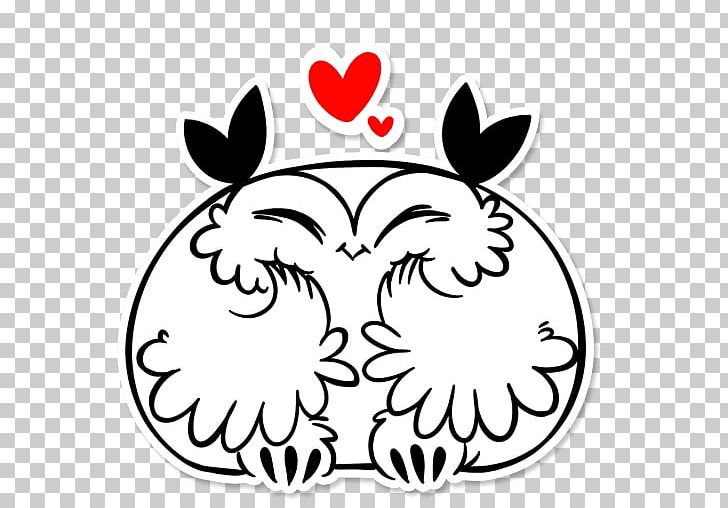 Owl Sticker Telegram Duck PNG, Clipart, Animals, Area, Art, Artwork, Black Free PNG Download