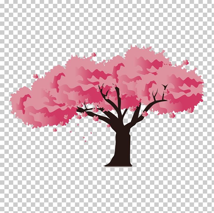 Japan Cherry Blossom Illustration PNG, Clipart, Blossom, Blossoms, Branch, Cartoon, Cartoon Cherry Free PNG Download