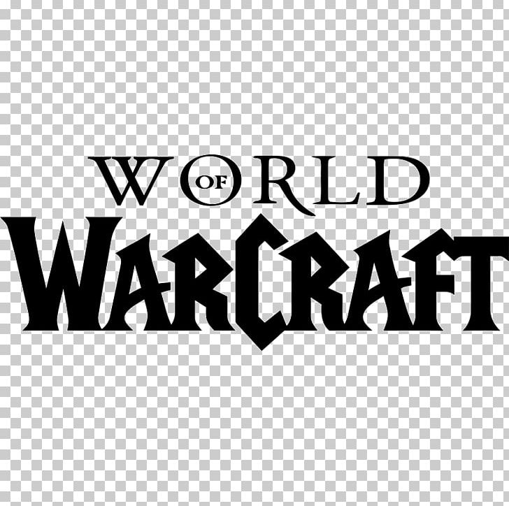 World Of Warcraft Logo Warcraft III: Reign Of Chaos Graphics Design PNG, Clipart, Angle, Area, Black, Black And White, Black M Free PNG Download