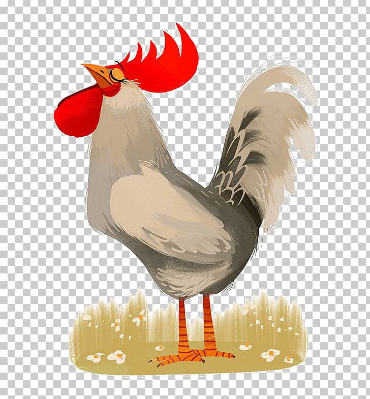 Chicken Rooster Illustrator Poster Illustration PNG, Clipart, 2017 Big Cock, Animal, Animals, Art, Badminton Shuttle Cock Free PNG Download