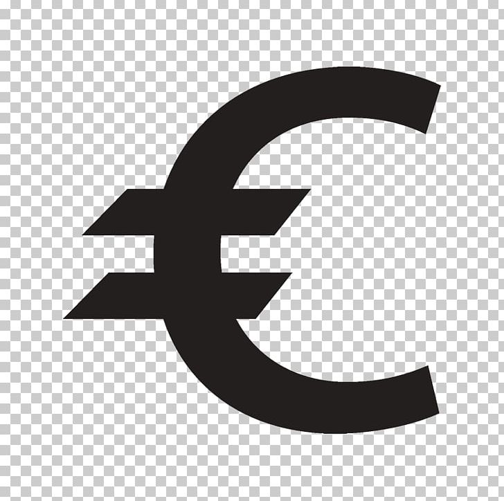 Euro Sign Pound Sterling Currency Symbol PNG, Clipart, 500 Euro Note, Angle, Black And White, Brand, Circle Free PNG Download