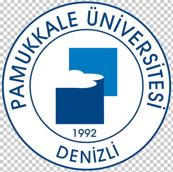 Pamukkale University Logo Organization PNG, Clipart, Area, Blue, Brand, Circle, Emblem Free PNG Download