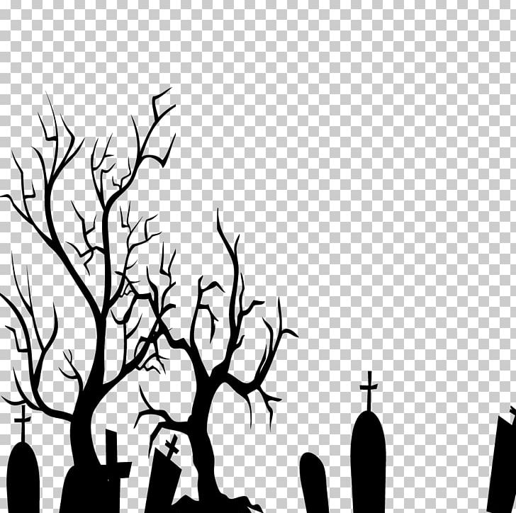 Black And White Halloween PNG, Clipart, Art, Background Black, Black, Black Hair, Black Vector Free PNG Download