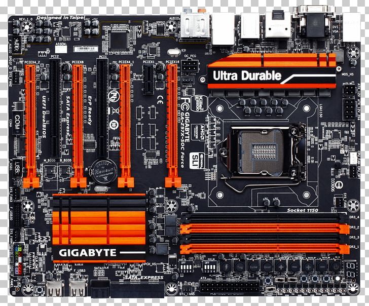 Motherboard LGA 1150 Gigabyte Technology Overclocking Central Processing Unit PNG, Clipart, Atx, Broadwell, Central Processing Unit, Computer Accessory, Computer Hardware Free PNG Download