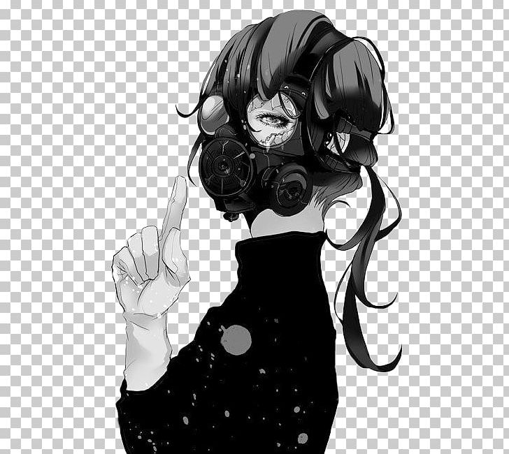 Anime Mask Manga Drawing PNG, Clipart, Anime, Art, Black And White, Black Hair, Blue Hair Free PNG Download