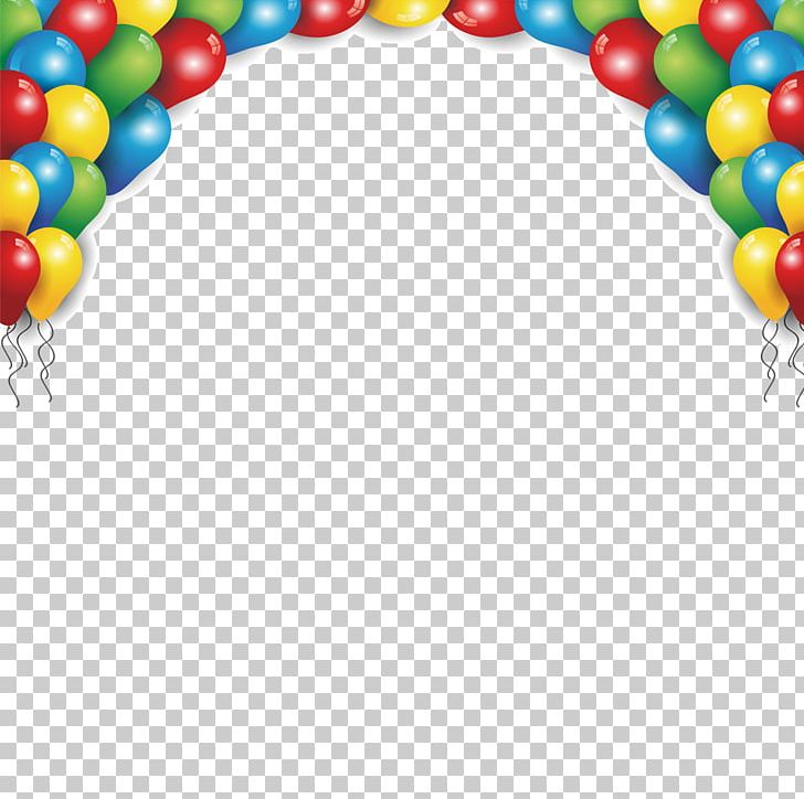 Birthday Greeting Card Balloon Poster Party PNG, Clipart, Android, Balloon, Border, Border Frame, Border Material Free PNG Download