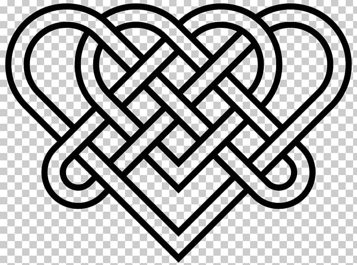Celtic Knot Heart Endless Knot PNG, Clipart, Area, Black And White, Brand, Celtic, Celtic Art Free PNG Download