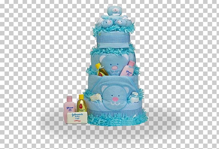 Diaper Cake Baby Shower Gift PNG, Clipart, Baby Shower, Basket, Bear Cake, Blue, Boy Free PNG Download