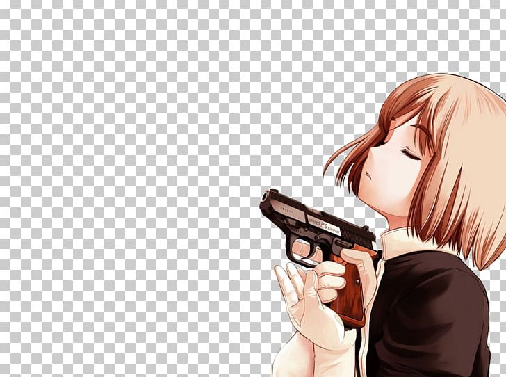 Gunslinger Girl Anime Manga Desktop PNG, Clipart, Anime, Avatan, Avatan Plus, Brown Hair, Cartoon Free PNG Download