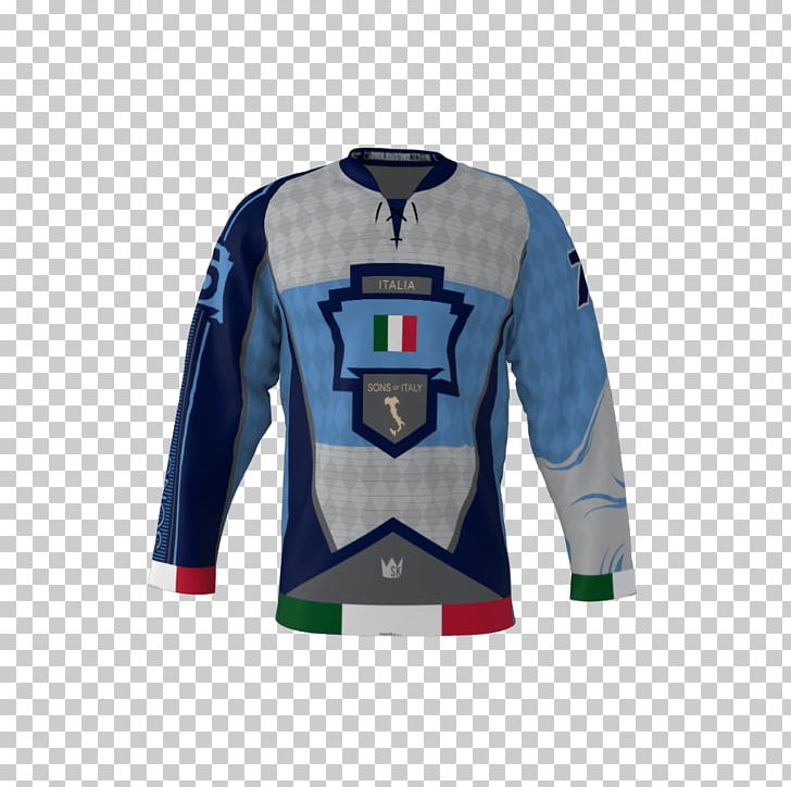 T-shirt Hockey Jersey Tracksuit Sleeve PNG, Clipart, Blue, Clothing, Electric Blue, Game, Hockey Free PNG Download