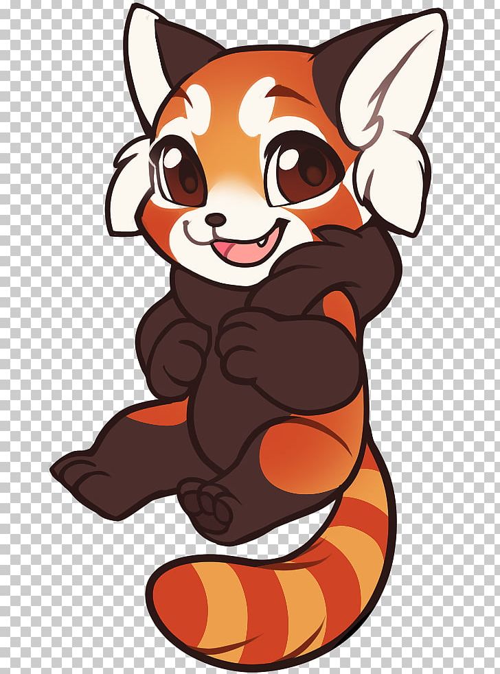 Red Panda Giant Panda Whiskers Sticker PNG, Clipart, Animation ...