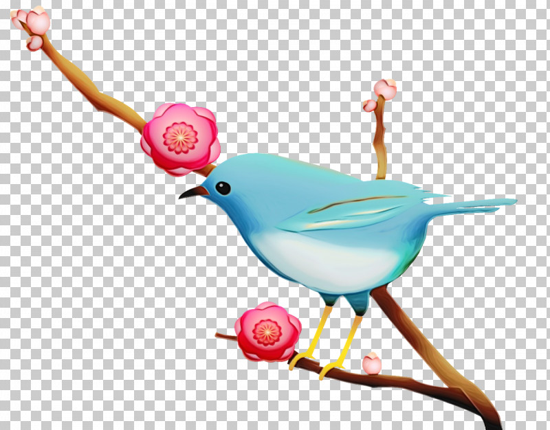 Bird Pink Branch Beak Songbird PNG, Clipart, Animal Figure, Beak, Bird, Branch, Paint Free PNG Download