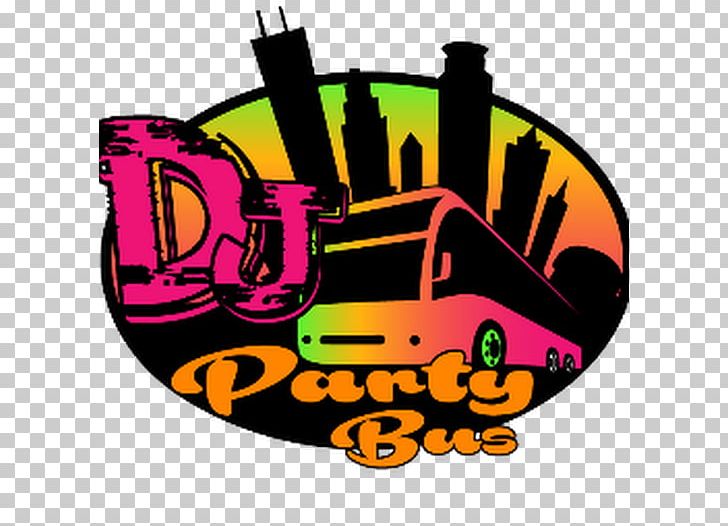 DJ Party Bus Services LLC Logo PNG, Clipart, Art, Artwork, Bachelorette Party, Bus, Dj Party Free PNG Download