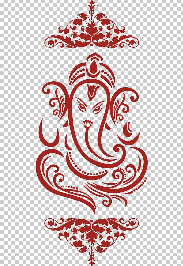 Ganesha Wedding Invitation PNG, Clipart, Area, Art, Black And White, Calligraphy, Card Free PNG Download
