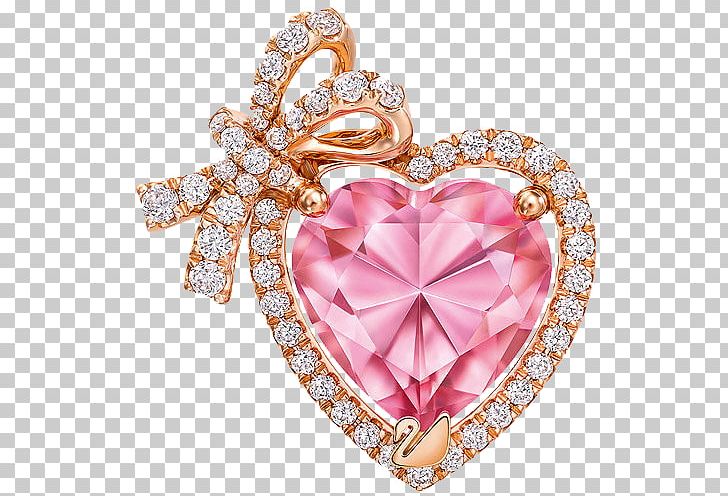Jewellery Diamond Swarovski AG Heart Necklace PNG, Clipart, Body Jewelry, Broken Heart, Brooch, Colored Gold, Diamond Free PNG Download
