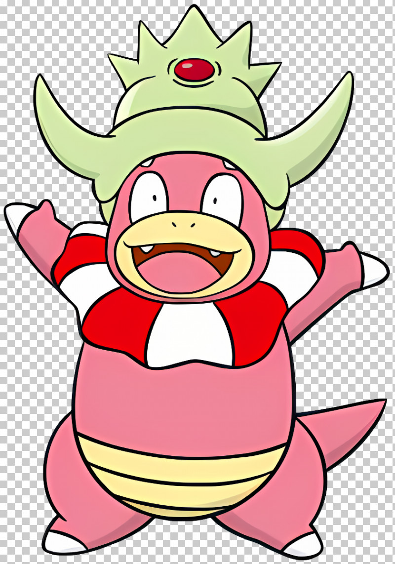 Slowking - Cartoon Character With Crown PNG