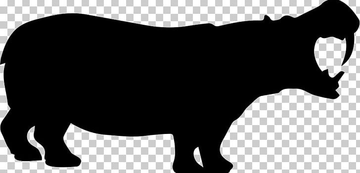 Silhouette Horse Hippopotamus PNG, Clipart, Animal, Animals, Black, Black And White, Carnivoran Free PNG Download