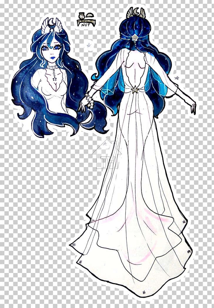 Woman Illustration Gown Human Legendary Creature PNG, Clipart, Anime, Art, Artwork, Clothing, Costume Free PNG Download