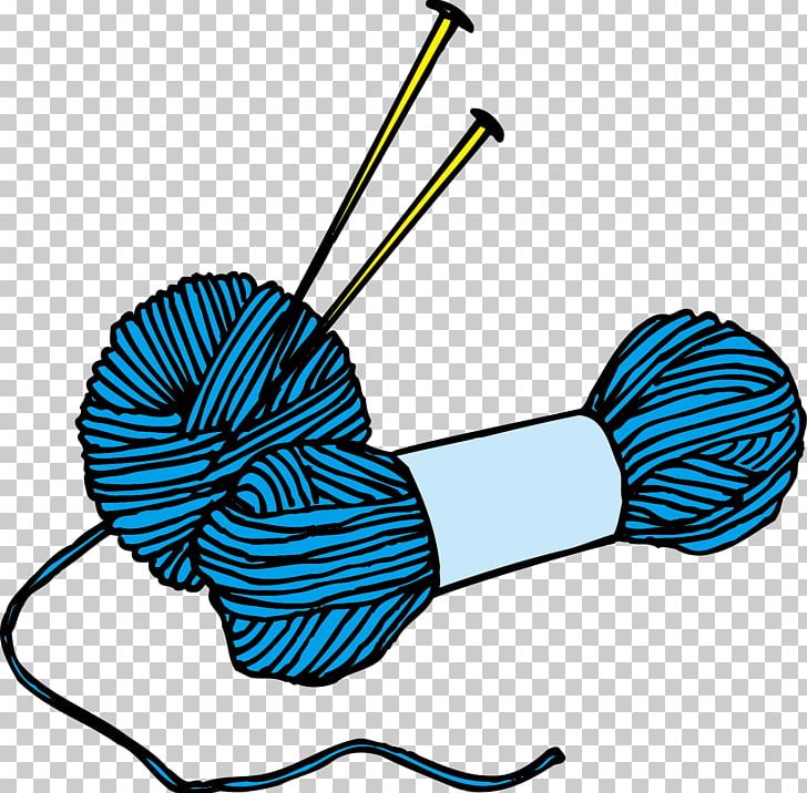 Yarn Wool Knitting PNG, Clipart, Ball Of Yarn, Blue, Cartoon, Clip Vector,  Crochet Hook Free PNG