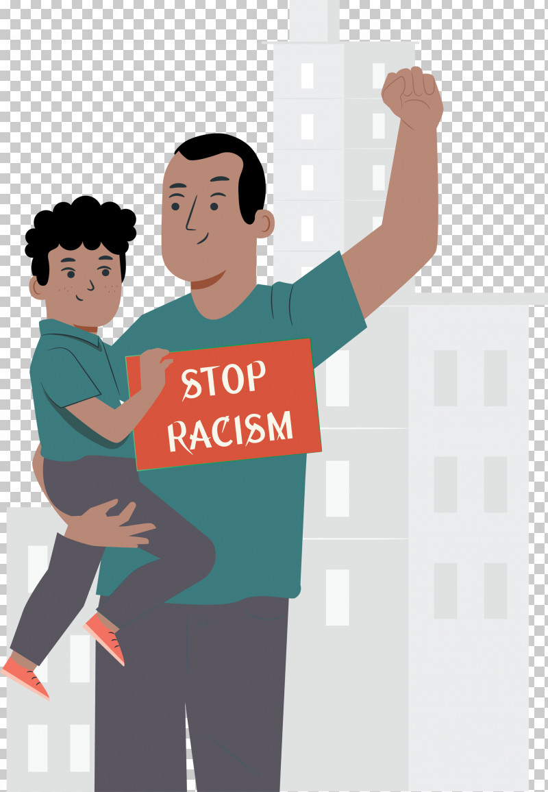 STOP RACISM PNG, Clipart, Behavior, Cartoon, Conversation, Human, Im The Man Free PNG Download