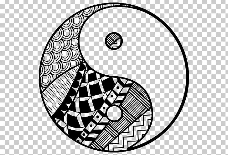 Black And White Yin And Yang PNG, Clipart, Area, Art, Black And White, Chalk, Circle Free PNG Download