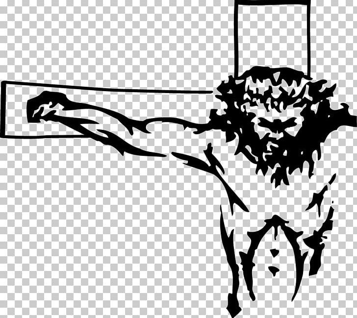Christian Cross Crucifix PNG, Clipart, Artwork, Black, Black And White, Branch, Cartoon Free PNG Download