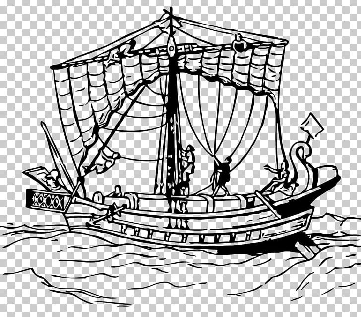 Sailing Ship Boat Sailing Ship PNG, Clipart, Artwork, Barque, Black And White, Boat, Boating Free PNG Download