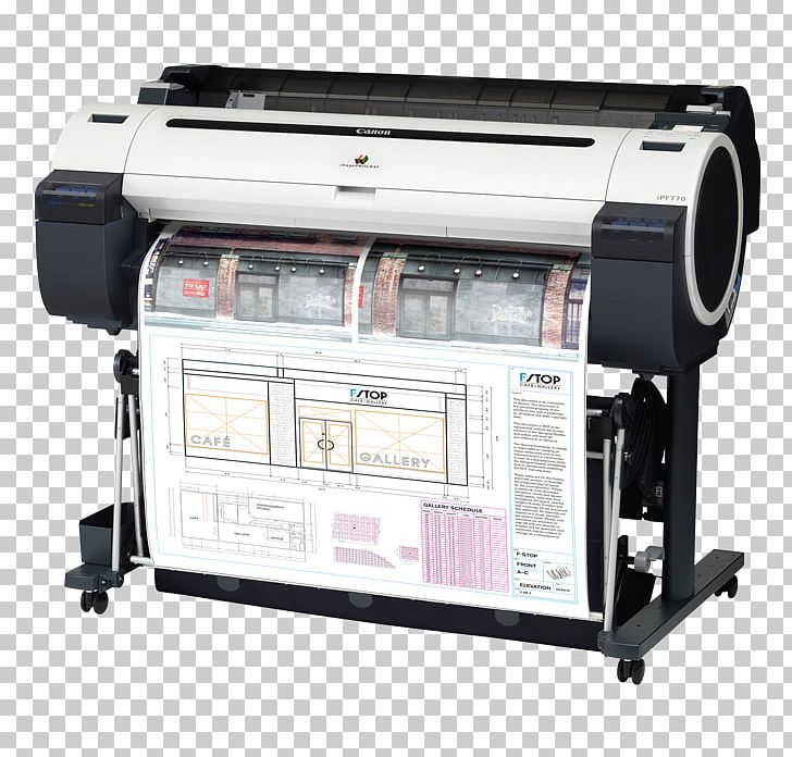 Wide-format Printer Canon PROGRAF IPF770 Plotter PNG, Clipart, Canon, Electronic Device, Electronics, Hardware, Imageprograf Free PNG Download