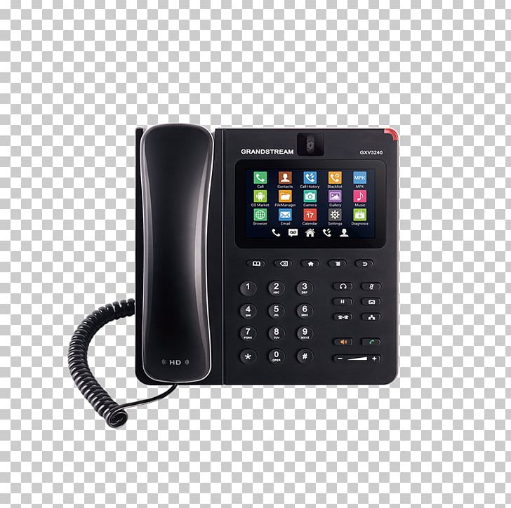 Grandstream GXV3240 VoIP Phone Grandstream Networks Android Voice Over IP PNG, Clipart, Android, Corded Phone, Electronics, Feature Phone, Gadget Free PNG Download