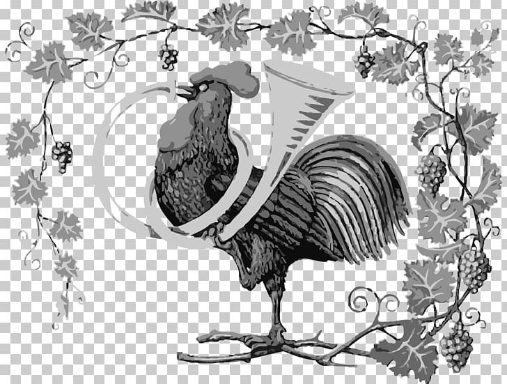 Pighin Wine Collio DOC Zonin Pinot Gris PNG, Clipart, Beak, Bird, Black And White, Branch, Chicken Free PNG Download