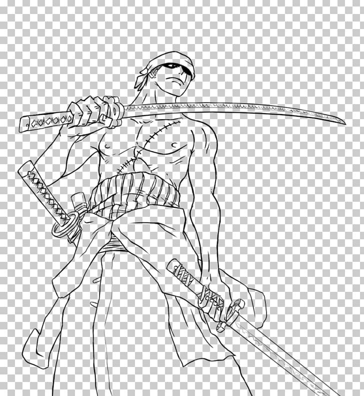 Roronoa Zoro Coloring Book Child Drawing Line Art PNG, Clipart, Adult, Angle, Arm, Artwork, Black And White Free PNG Download
